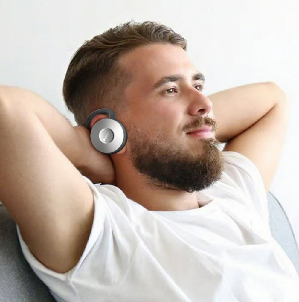 Open Ear Headphones,  Air Conduction Headphones Sport Earbuds, Premium Sound, Clear Call, Lightweight Earphones for Running Cycling Workouts