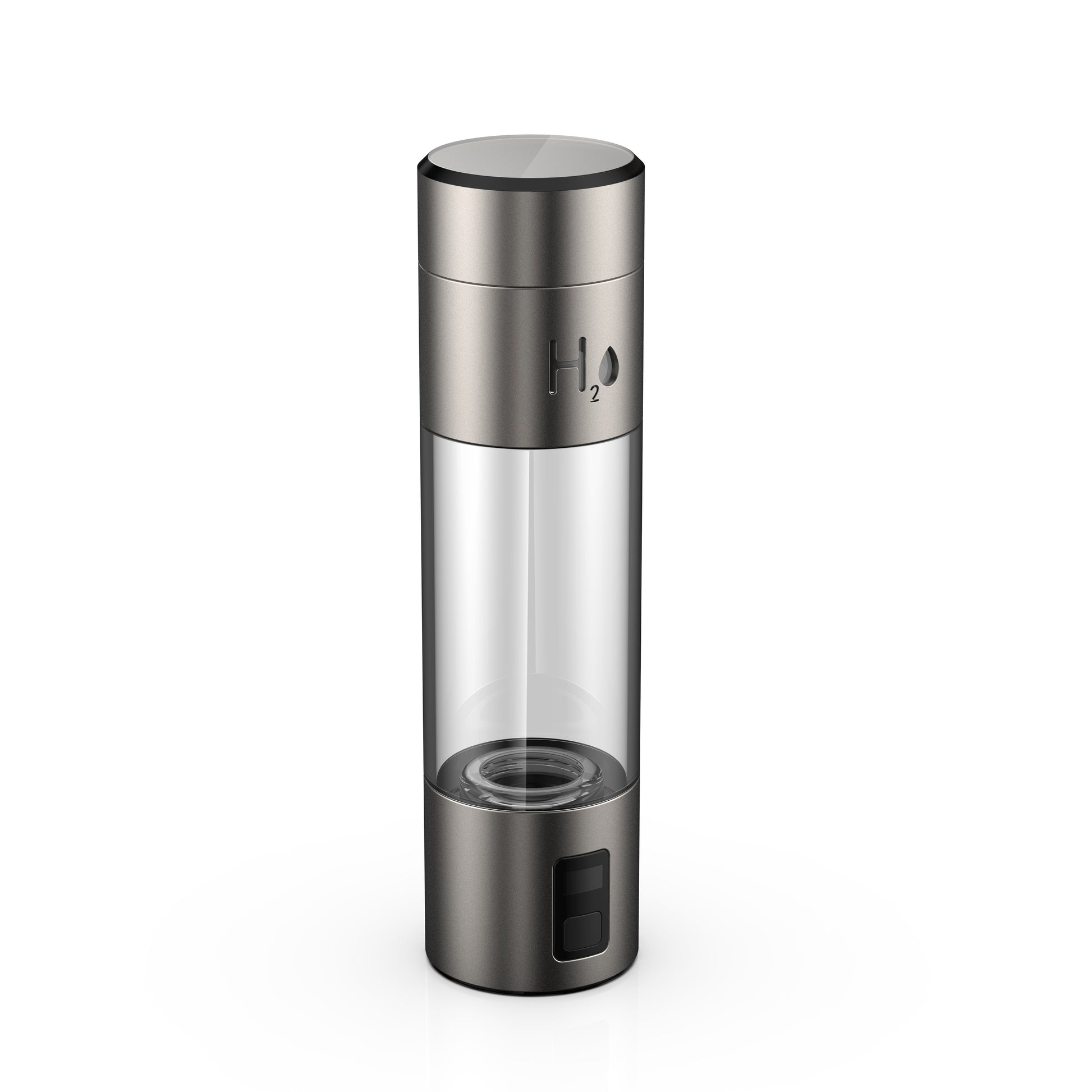 Hydrogen Water Bottle Generator Inhaler with Nasal Tube, Ultra-High ppb 5000-7000, Premium Metal Body BPA-Free Long Battery Life