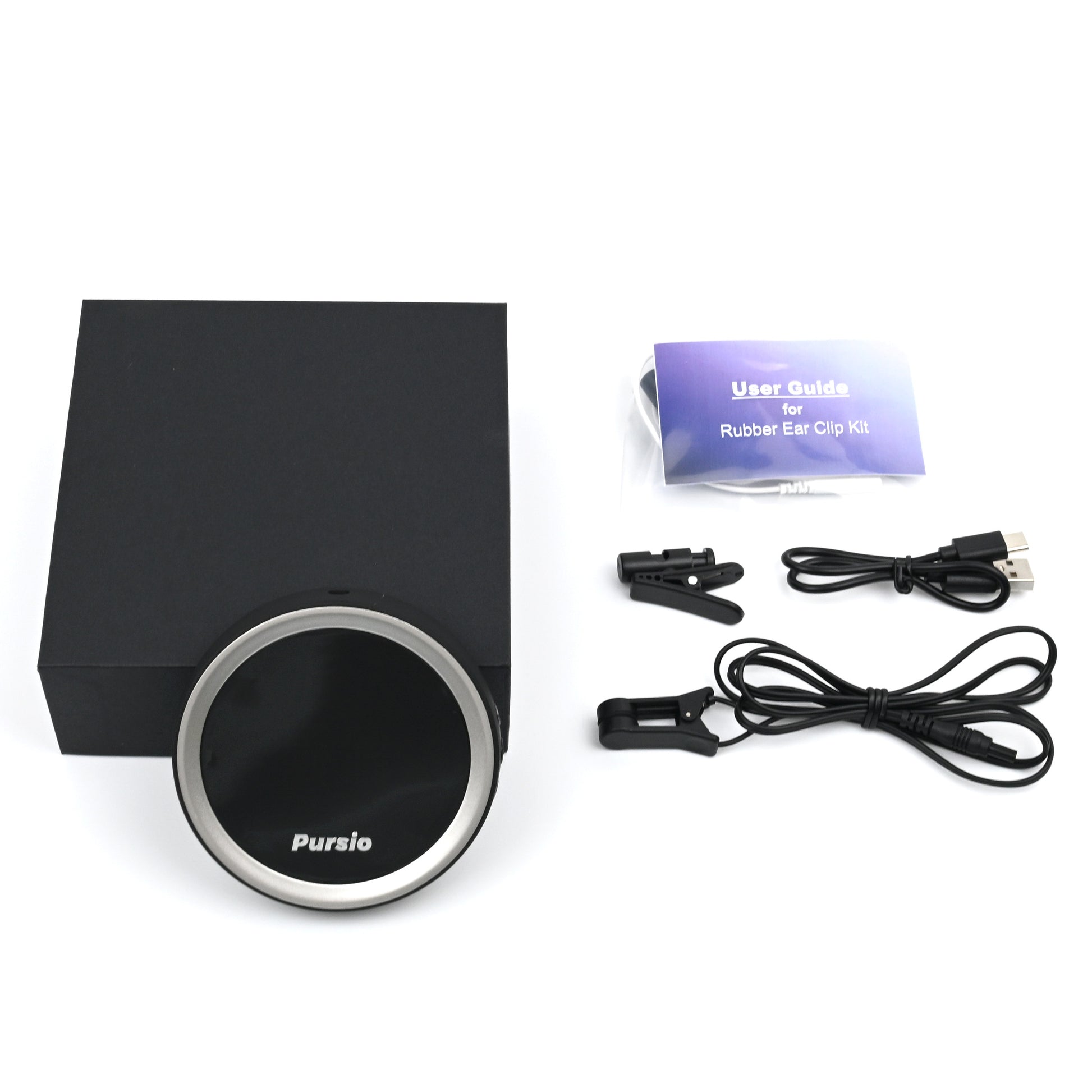 Pursio Pocket VS3, Vagus Nerve Stimulator Ear Clip Device, 3 Modes Rechargeable