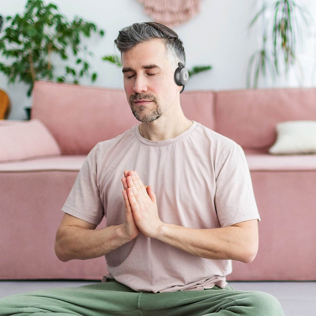 Solfeggio frequencies Rifes Sound Therapy Machine – 12 Healing Frequency Generator with Schumann Resonance 7.83Hz, Gamma 40Hz, 432Hz, 528Hz, Chakra Tibetan Singing Bowl Meditation Device, HarmoDuo