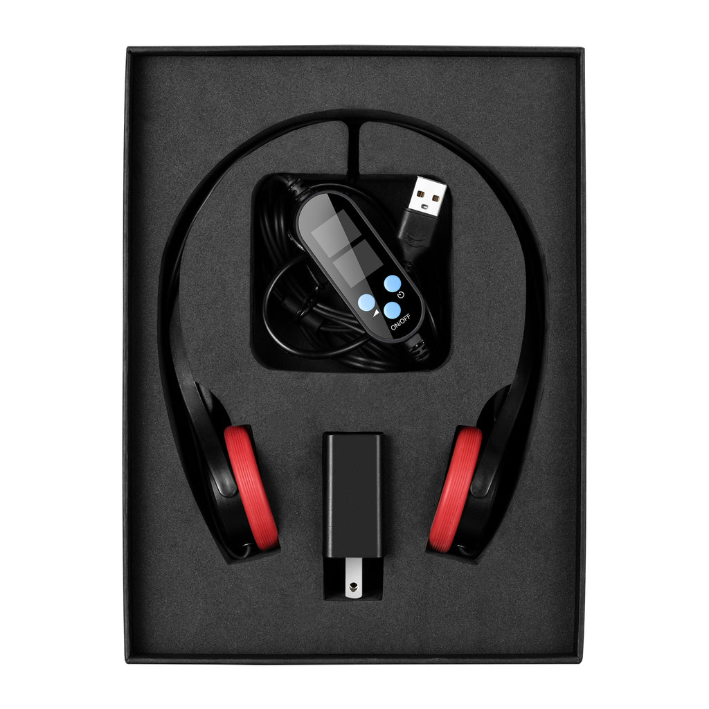 Ear Red Light Therapy, 650nm/850nm/940nm Infrared Deep Penetration, Wearable USB Powered, for General Wellness